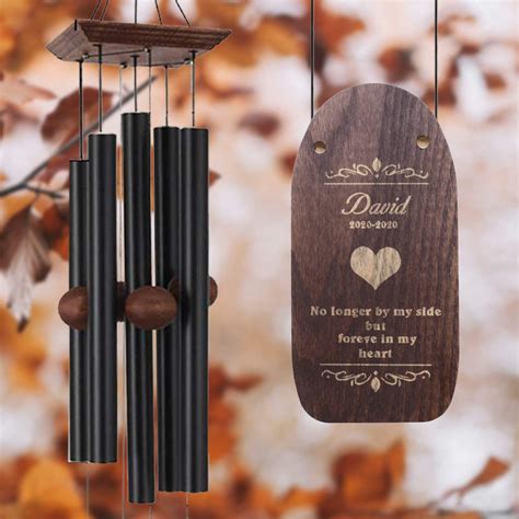 wind chimes memorial gift|bereavement wind chimes for male.